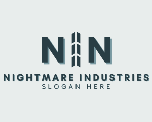 Industrial Tire Track logo design