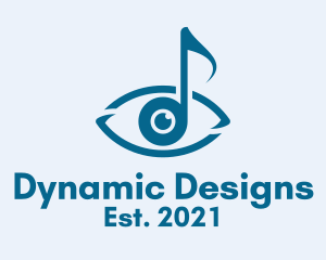 Visual Music Note  logo