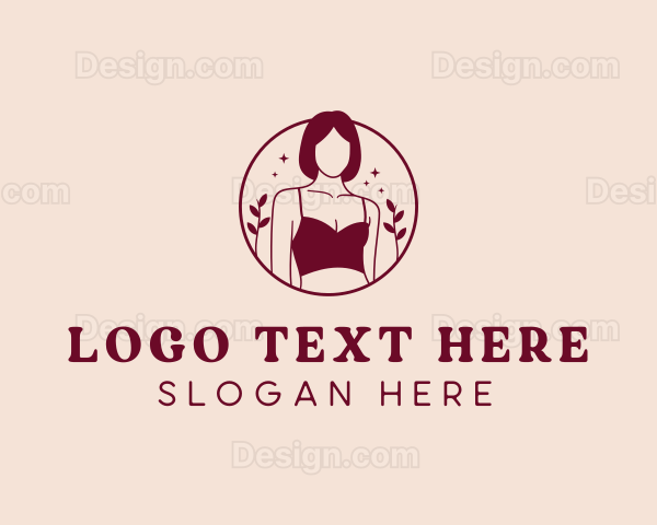 Woman Lingerie Wellness Logo