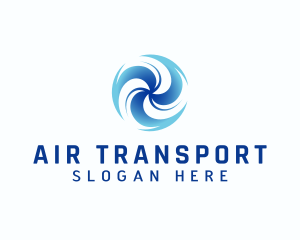 Fan Propeller Airflow logo design