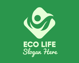 Environment Friendly Person logo design