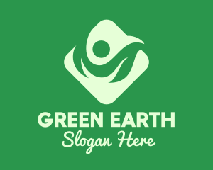 Environment Friendly Person logo design