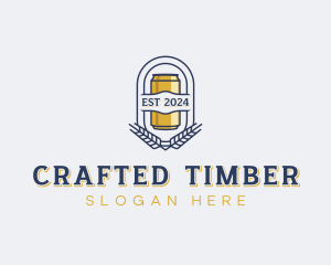 Beer Can Bar logo design