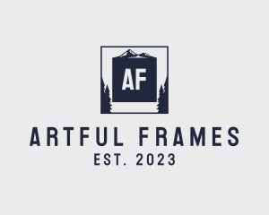 Frame Forest Nature logo design