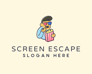Popcorn Snack Cinema logo