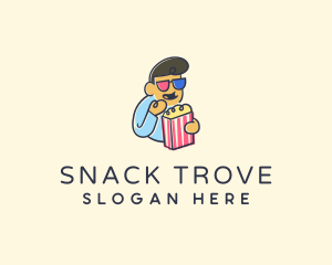 Popcorn Snack Cinema logo
