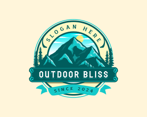 Himalayas Mountain India logo design