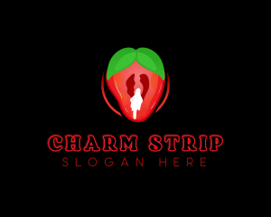 Erotic Strawberry Porn logo design