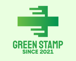 Fast Green Cross logo design