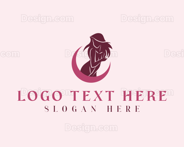 Sexy Woman Body Logo