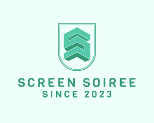 Green Shield Badge logo design