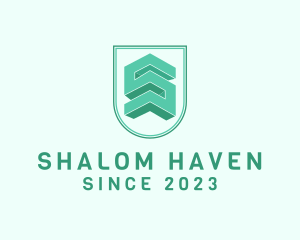 Green Shield Badge logo design