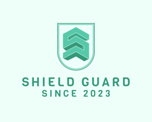 Green Shield Badge logo design