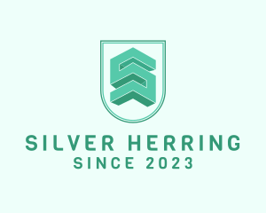 Green Shield Badge logo design