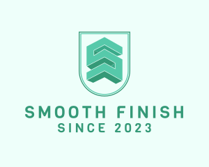 Green Shield Badge logo design