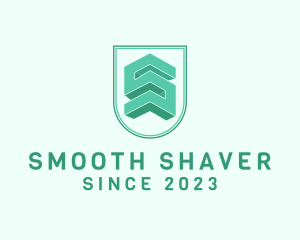 Green Shield Badge logo design