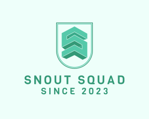 Green Shield Badge logo design