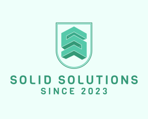 Green Shield Badge logo design