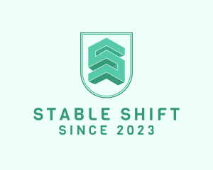 Green Shield Badge logo design