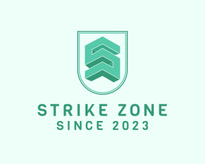 Green Shield Badge logo design