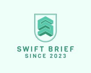 Green Shield Badge logo design