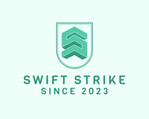 Green Shield Badge logo design