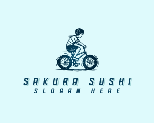 Bicycle Sushi Delivery logo design