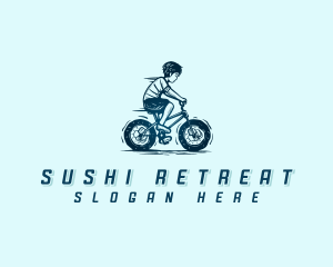 Bicycle Sushi Delivery logo design