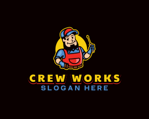 Repairman Maintenance Mechanic logo