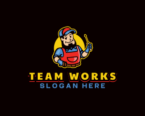 Repairman Maintenance Mechanic logo