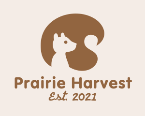 Brown Squirrel Tail logo design