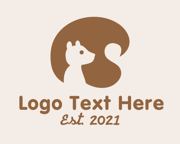 Squirrel logo example 4