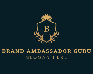 Royal Foliage Shield  logo design