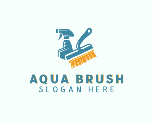 Housekeeper Clean Sanitation logo design