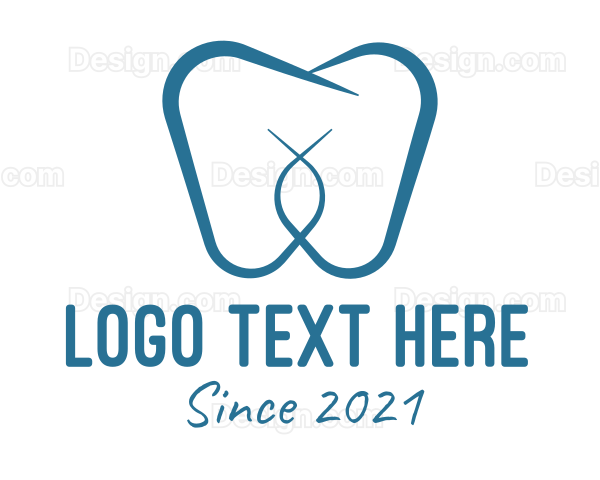 Dental Clinic Tooth Logo