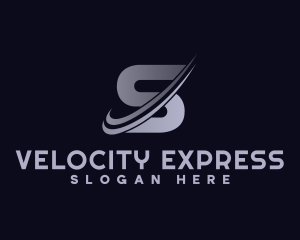 Fitness Speed Letter S logo