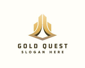 Gold Luxury Tower logo design