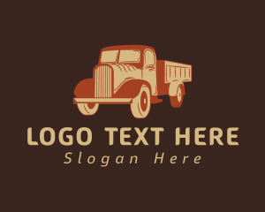 Retro Dump Truck logo