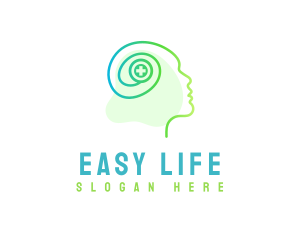 Human Health Brain  logo design