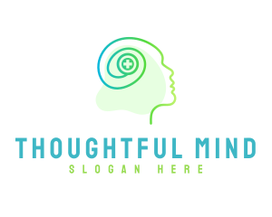 Human Health Brain  logo design