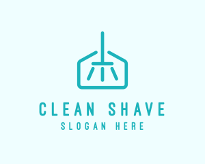 House Mop Cleaning logo design