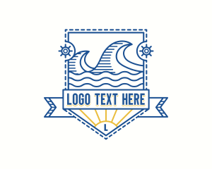 Ocean Surfing Island logo