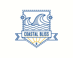 Ocean Surfing Island logo
