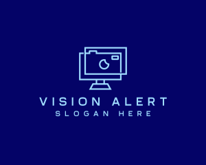 Camera Computer Monitor IT logo