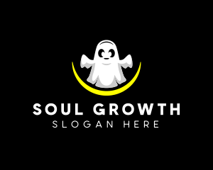 Spooky Ghost Cute logo