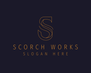 Elegant Boutique Letter S logo design