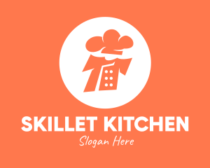 Orange Chef Uniform logo design