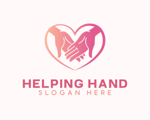 Love Hand Charity logo design