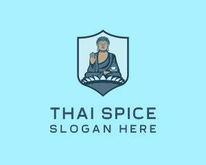 Buddhism Temple Landmark logo design