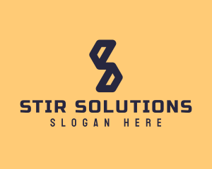 Professional Business Letter S logo design